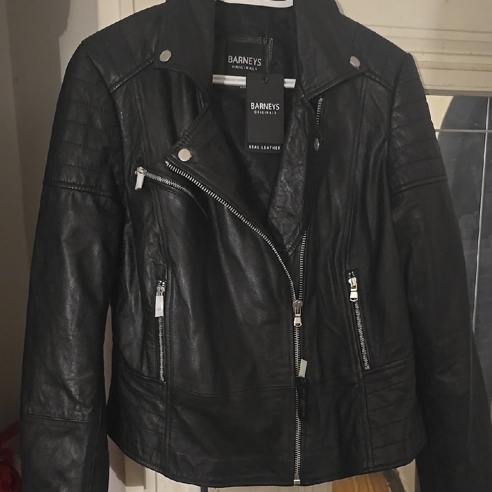 Black Leather Jacket - Picture 2 of 3